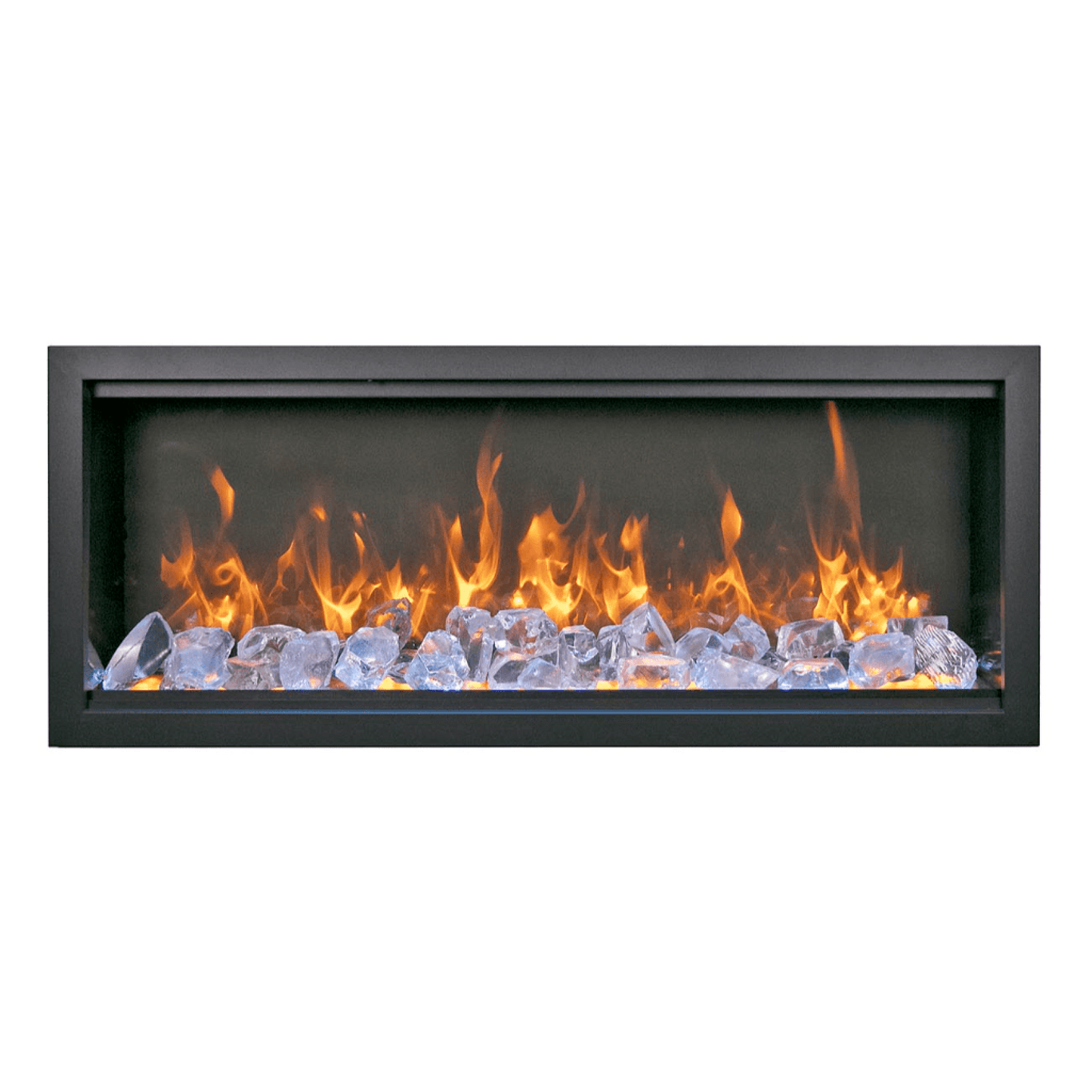 Amantii Symmetry Bespoke Extra Tall 100" Indoor / Outdoor Built-in Clean Face Smart Electric Fireplace