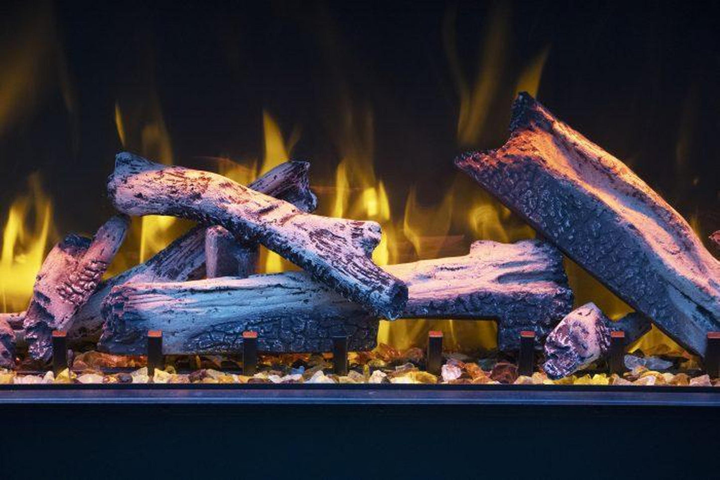 Amantii Symmetry Bespoke Extra Tall 100" Indoor / Outdoor Built-in Clean Face Smart Electric Fireplace