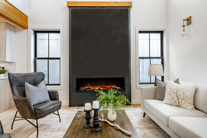 Amantii Symmetry Bespoke Extra Tall 100" Indoor / Outdoor Built-in Clean Face Smart Electric Fireplace