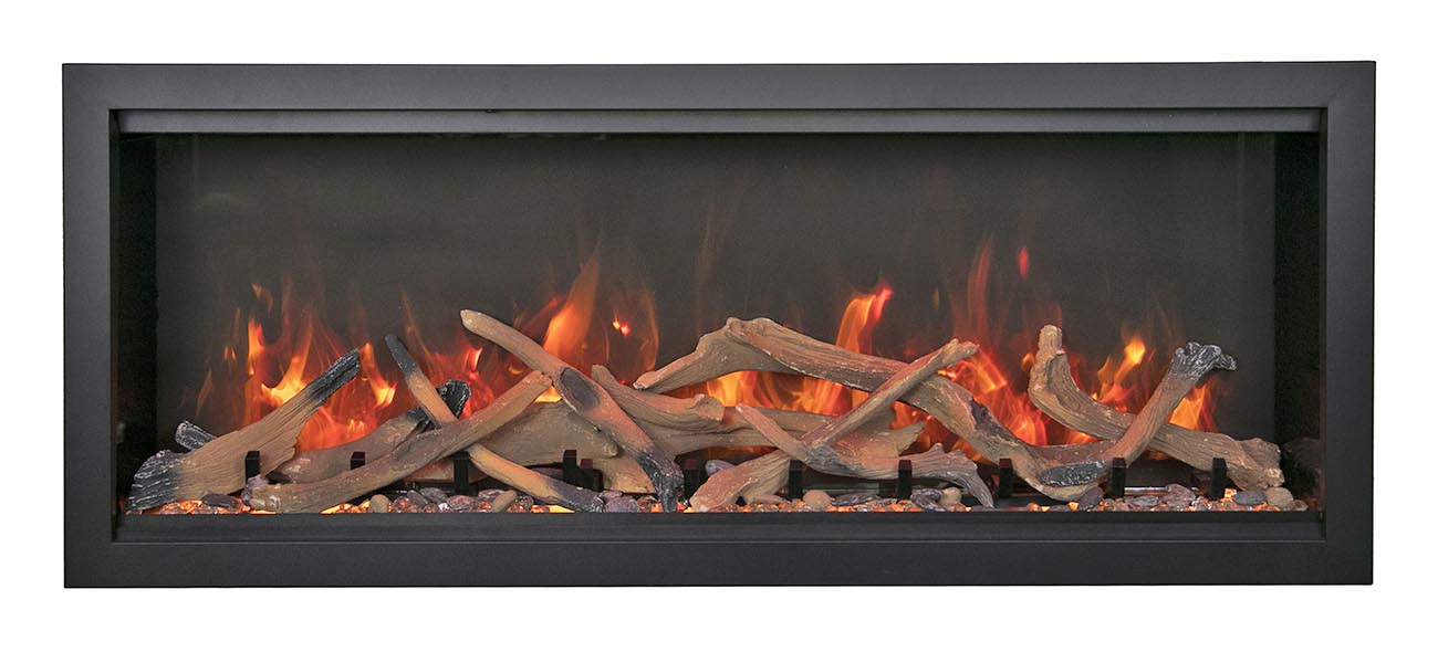 Amantii Symmetry Bespoke Extra Tall  50" Indoor / Outdoor Built-in Clean Face Smart Electric Fireplace