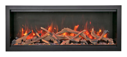 Amantii Symmetry Bespoke Extra Tall  50" Indoor / Outdoor Built-in Clean Face Smart Electric Fireplace