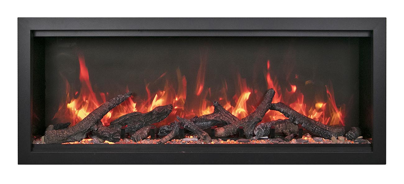 Amantii Symmetry Bespoke Extra Tall  50" Indoor / Outdoor Built-in Clean Face Smart Electric Fireplace