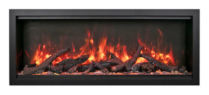 Amantii Symmetry Bespoke Extra Tall  50" Indoor / Outdoor Built-in Clean Face Smart Electric Fireplace