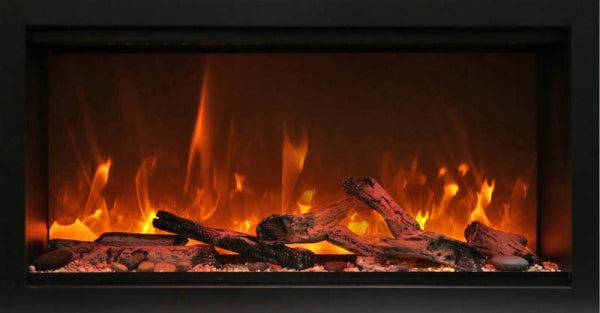 Amantii Symmetry Bespoke Extra Tall  50" Indoor / Outdoor Built-in Clean Face Smart Electric Fireplace