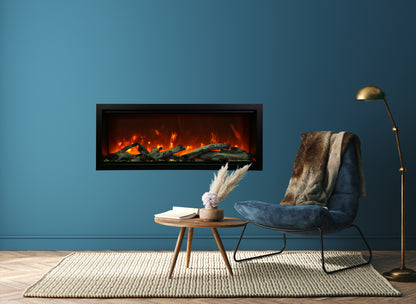 Amantii Symmetry Bespoke Extra Tall  50" Indoor / Outdoor Built-in Clean Face Smart Electric Fireplace