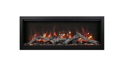 Amantii Symmetry Bespoke Extra Tall  50" Indoor / Outdoor Built-in Clean Face Smart Electric Fireplace