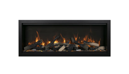 Amantii Symmetry Bespoke Extra Tall  50" Indoor / Outdoor Built-in Clean Face Smart Electric Fireplace