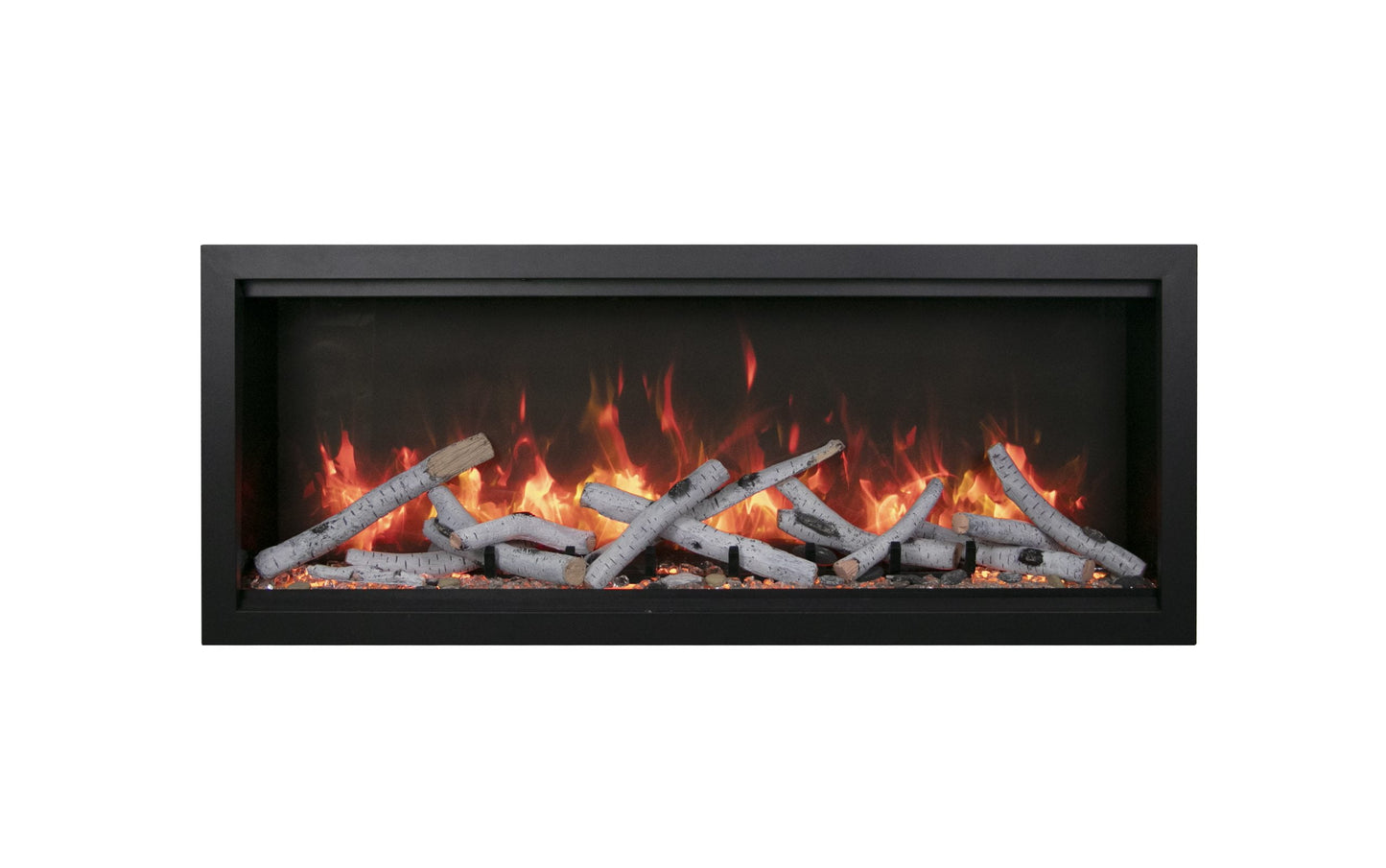 Amantii Symmetry Bespoke Extra Tall  50" Indoor / Outdoor Built-in Clean Face Smart Electric Fireplace