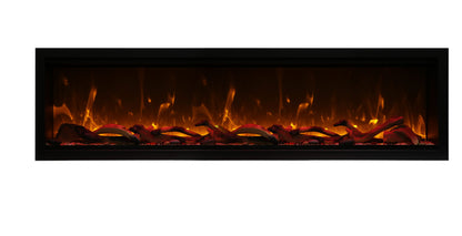 Amantii Symmetry Bespoke Extra Tall  50" Indoor / Outdoor Built-in Clean Face Smart Electric Fireplace