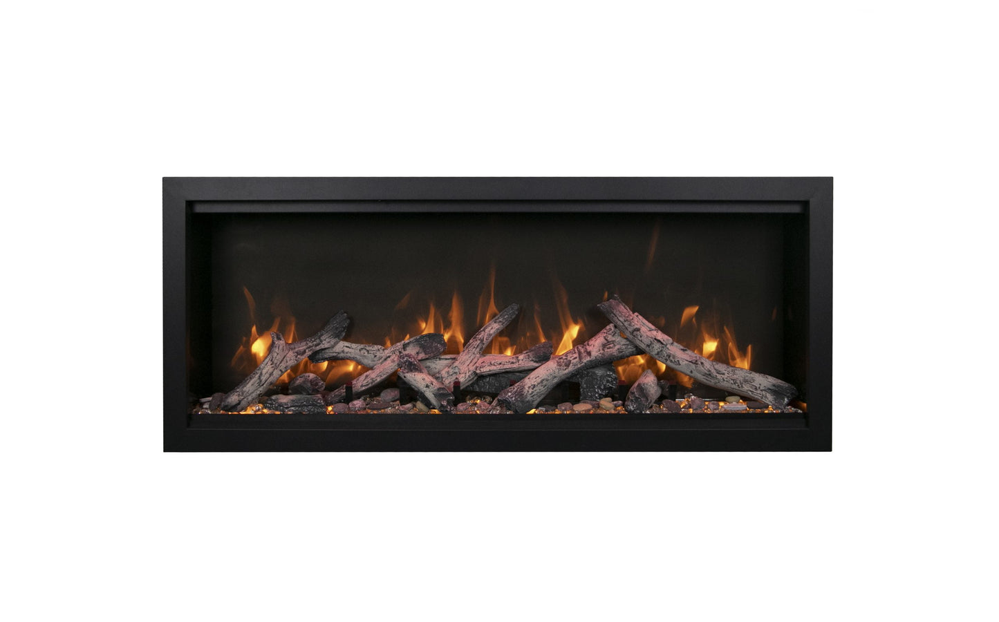Amantii Symmetry Bespoke Extra Tall  50" Indoor / Outdoor Built-in Clean Face Smart Electric Fireplace