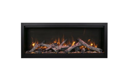 Amantii Symmetry Bespoke Extra Tall  50" Indoor / Outdoor Built-in Clean Face Smart Electric Fireplace
