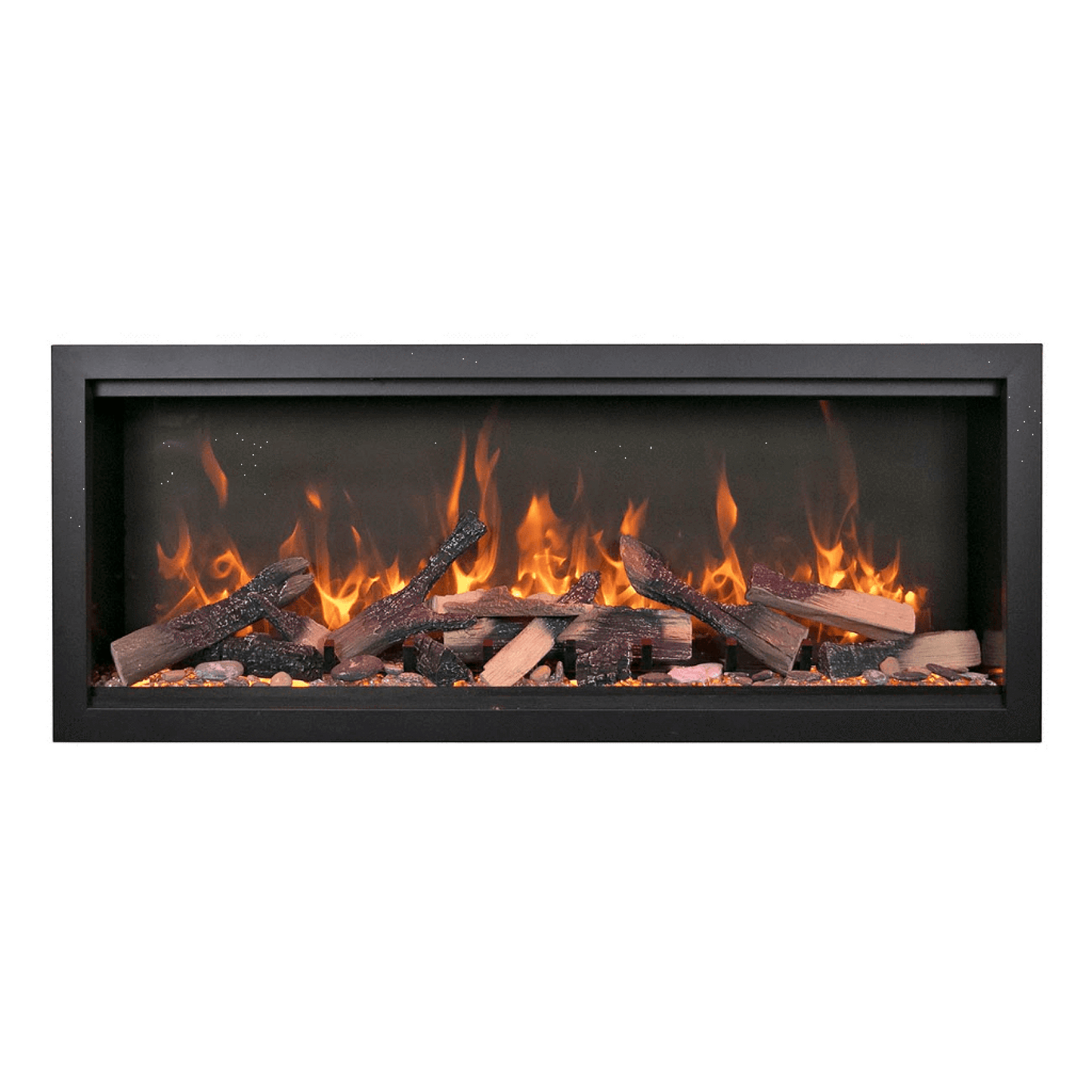 Amantii Symmetry Bespoke Extra Tall 60" Indoor / Outdoor Built-in Clean Face Smart Electric Fireplace