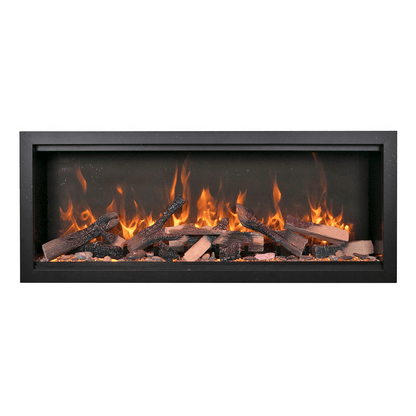 Amantii Symmetry Bespoke Extra Tall 60" Indoor / Outdoor Built-in Clean Face Smart Electric Fireplace