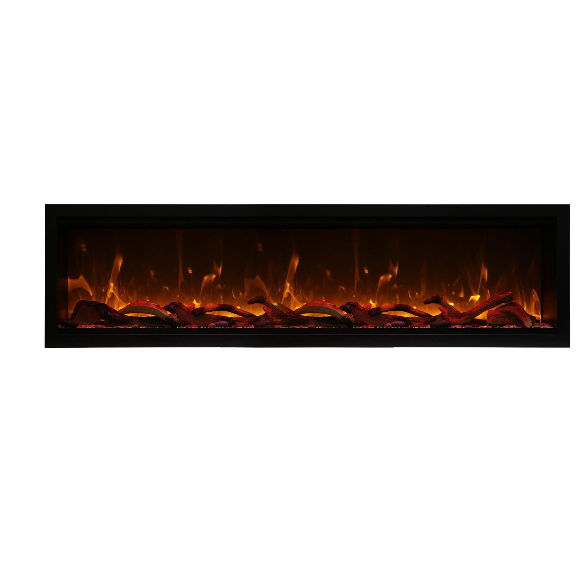 Amantii Symmetry Bespoke Extra Tall 74" Indoor / Outdoor Built-in Clean Face Smart Electric Fireplace