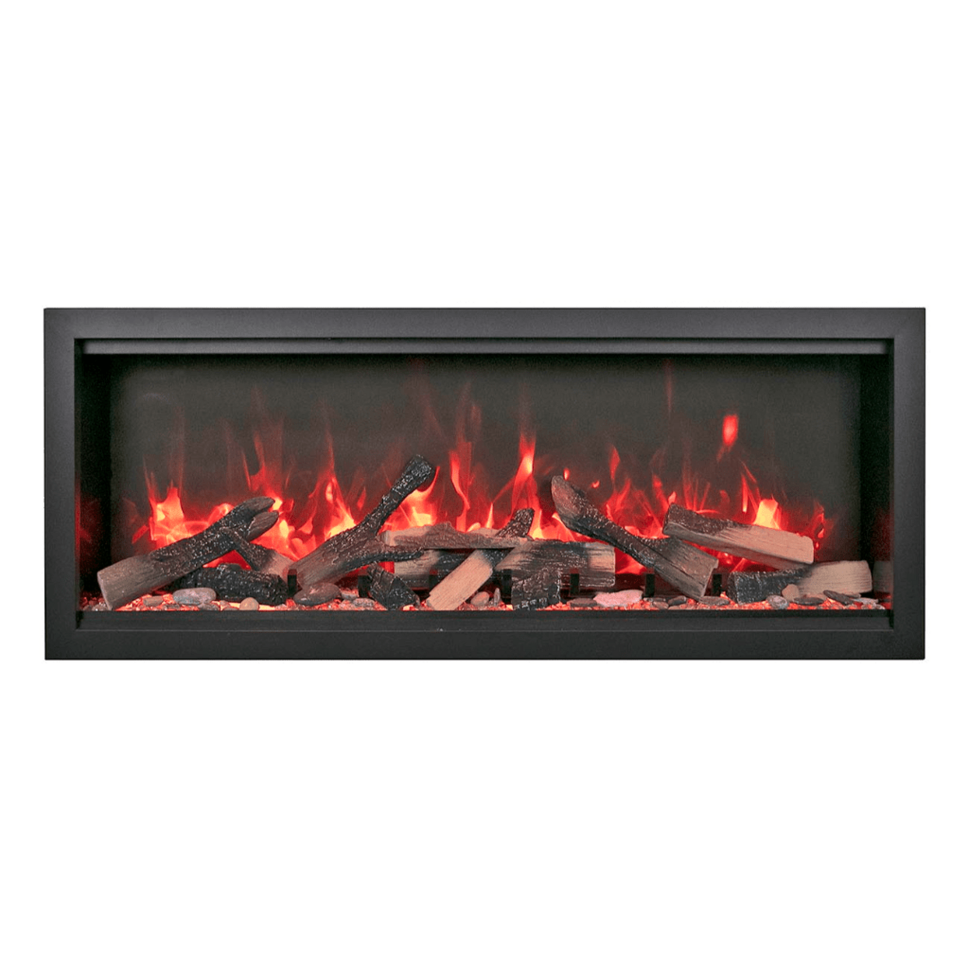 Amantii Symmetry Bespoke Extra Tall 60" Indoor / Outdoor Built-in Clean Face Smart Electric Fireplace