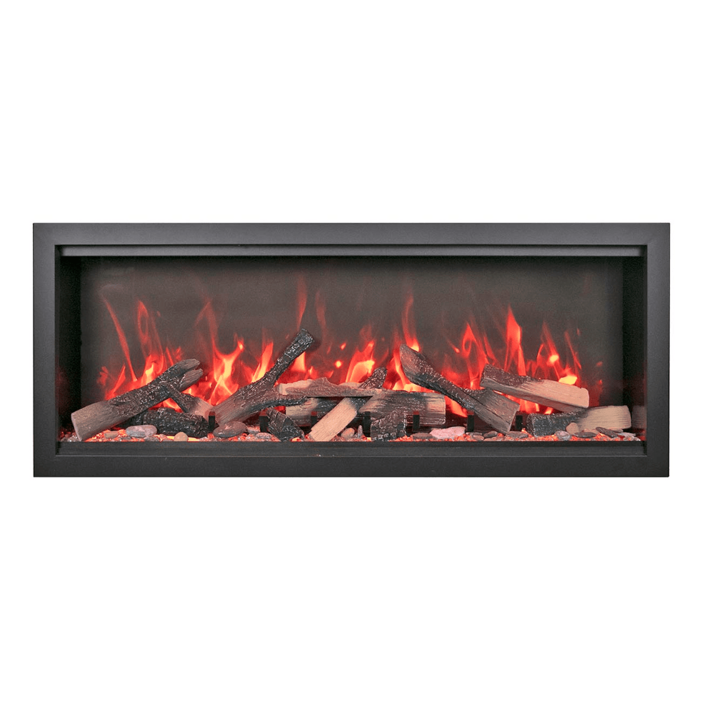 Amantii Symmetry Bespoke Extra Tall 60" Indoor / Outdoor Built-in Clean Face Smart Electric Fireplace