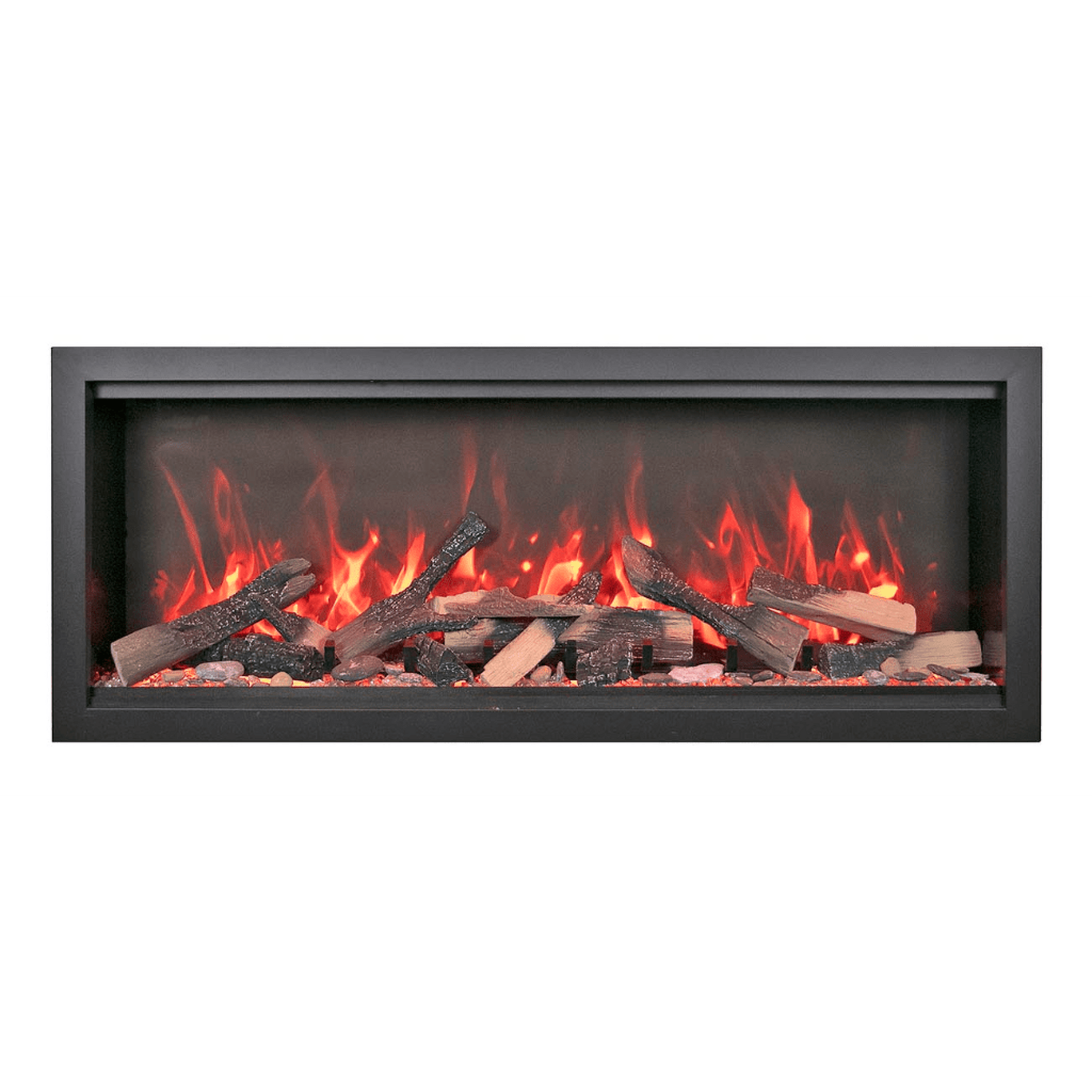 Amantii Symmetry Bespoke Extra Tall 60" Indoor / Outdoor Built-in Clean Face Smart Electric Fireplace