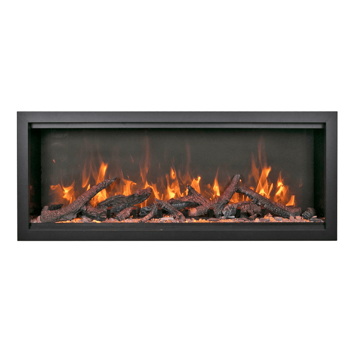 Amantii Symmetry Bespoke Extra Tall 60" Indoor / Outdoor Built-in Clean Face Smart Electric Fireplace