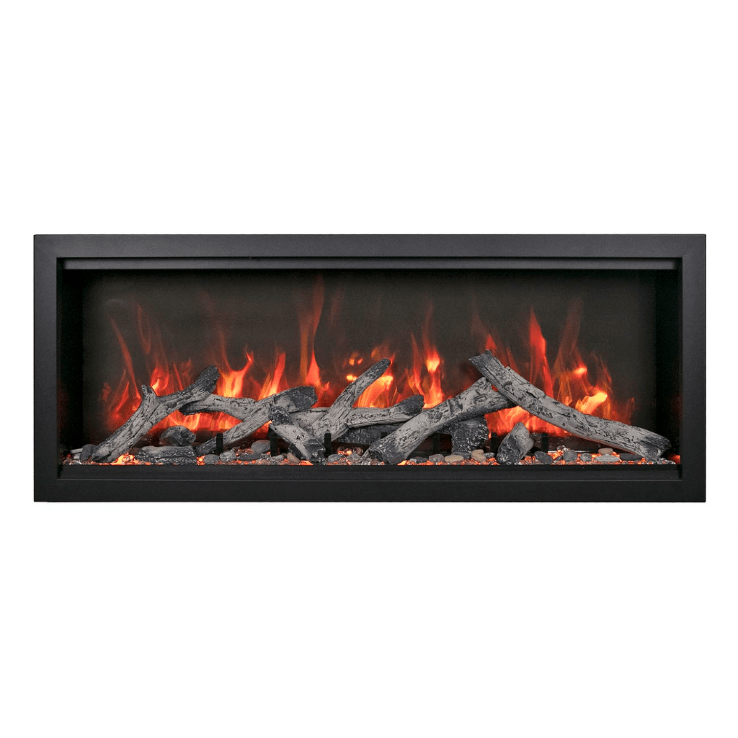 Amantii Symmetry Bespoke Extra Tall 60" Indoor / Outdoor Built-in Clean Face Smart Electric Fireplace