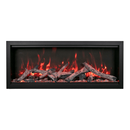 Amantii Symmetry Bespoke Extra Tall 60" Indoor / Outdoor Built-in Clean Face Smart Electric Fireplace