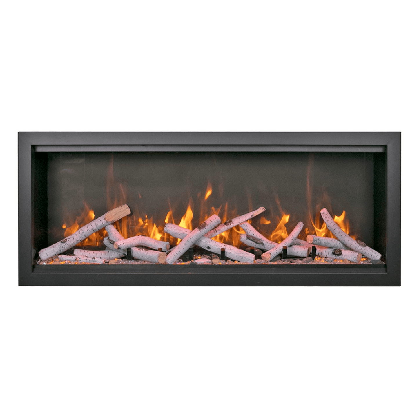 Amantii Symmetry Bespoke Extra Tall 60" Indoor / Outdoor Built-in Clean Face Smart Electric Fireplace
