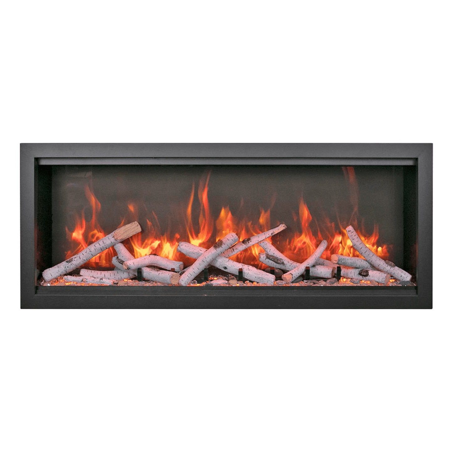 Amantii Symmetry Bespoke Extra Tall 60" Indoor / Outdoor Built-in Clean Face Smart Electric Fireplace