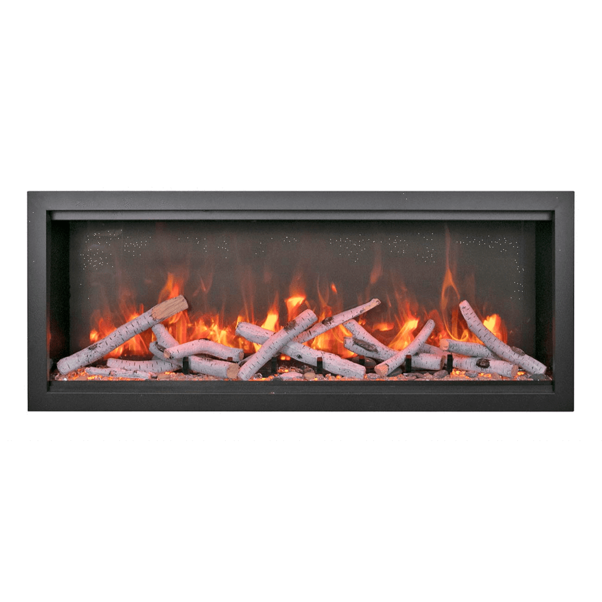 Amantii Symmetry Bespoke Extra Tall 60" Indoor / Outdoor Built-in Clean Face Smart Electric Fireplace