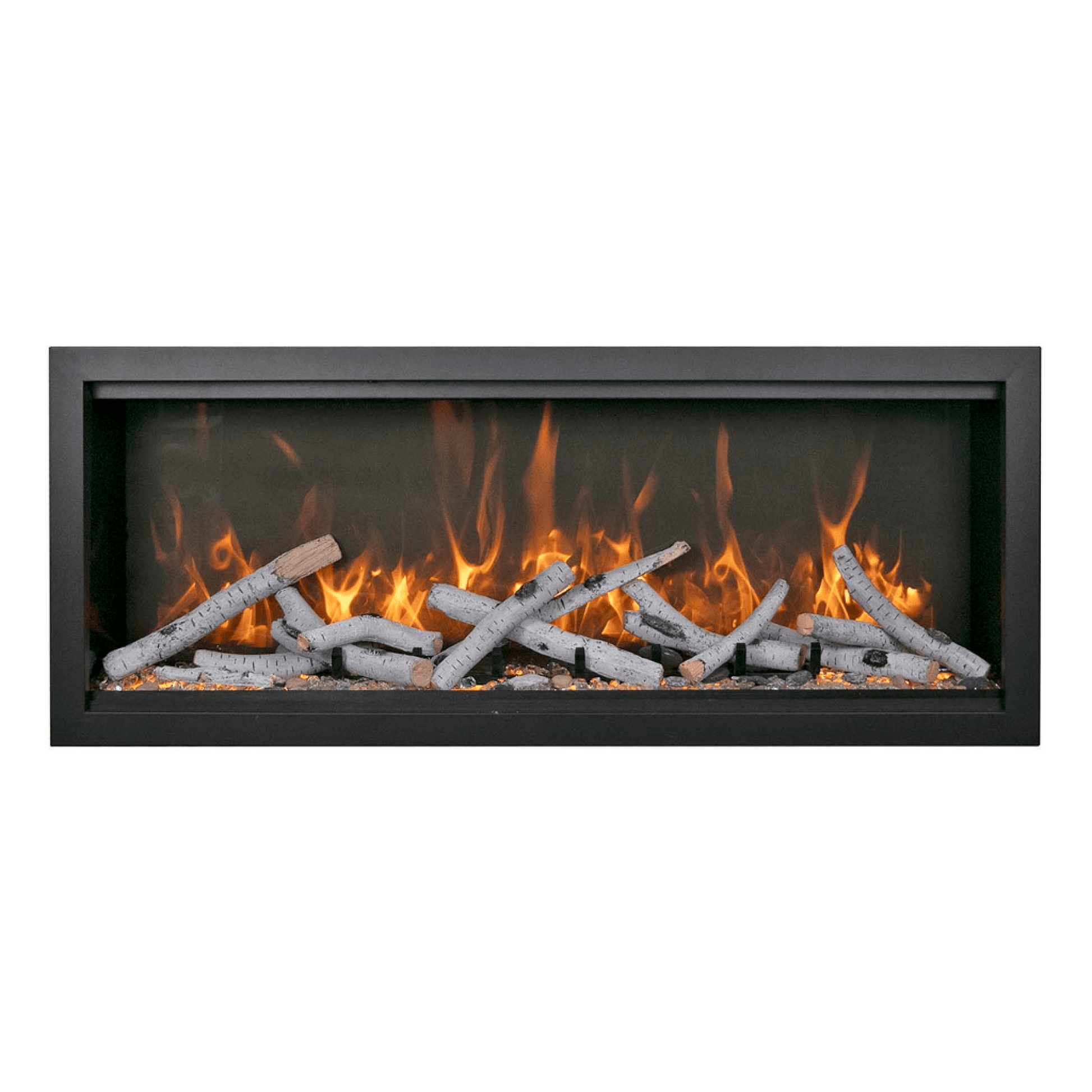 Amantii Symmetry Bespoke Extra Tall 60" Indoor / Outdoor Built-in Clean Face Smart Electric Fireplace
