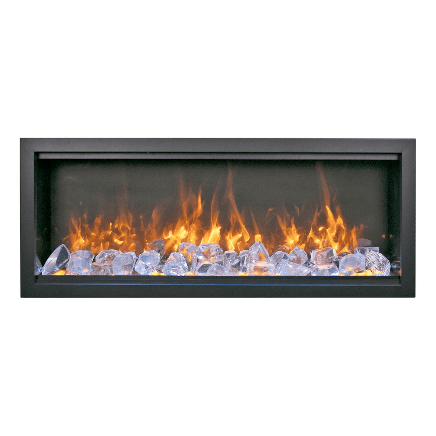 Amantii Symmetry Bespoke Extra Tall 60" Indoor / Outdoor Built-in Clean Face Smart Electric Fireplace