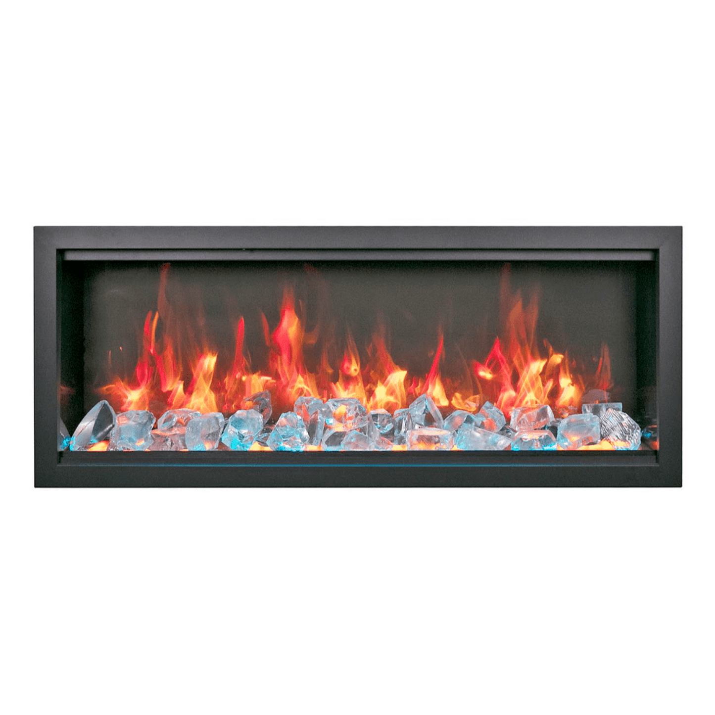 Amantii Symmetry Bespoke Extra Tall 60" Indoor / Outdoor Built-in Clean Face Smart Electric Fireplace