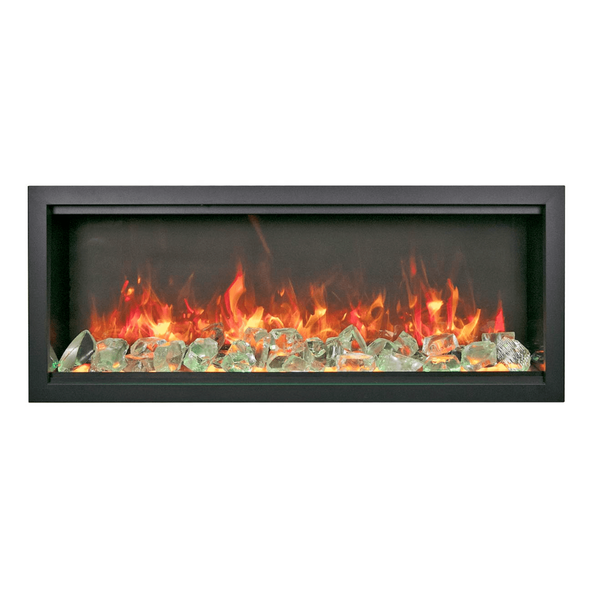 Amantii Symmetry Bespoke Extra Tall 60" Indoor / Outdoor Built-in Clean Face Smart Electric Fireplace