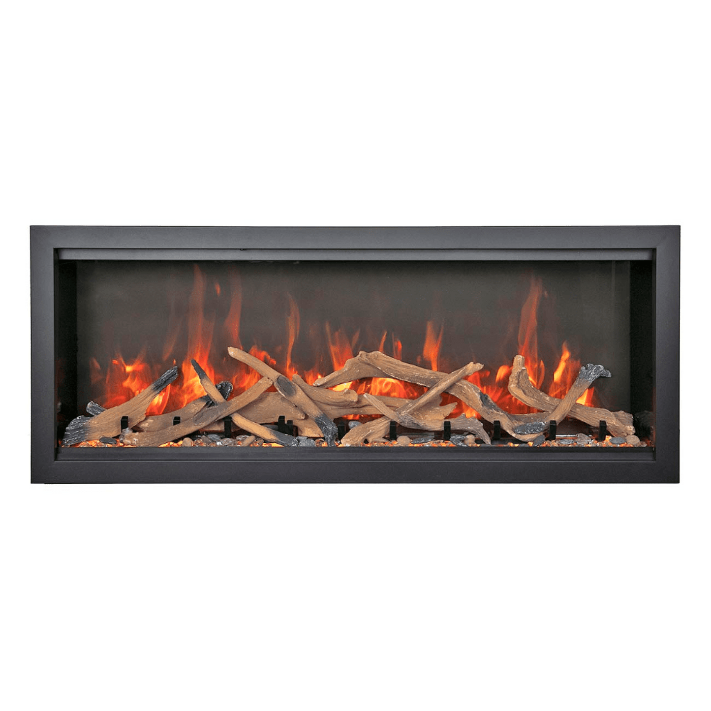 Amantii Symmetry Bespoke Extra Tall 60" Indoor / Outdoor Built-in Clean Face Smart Electric Fireplace