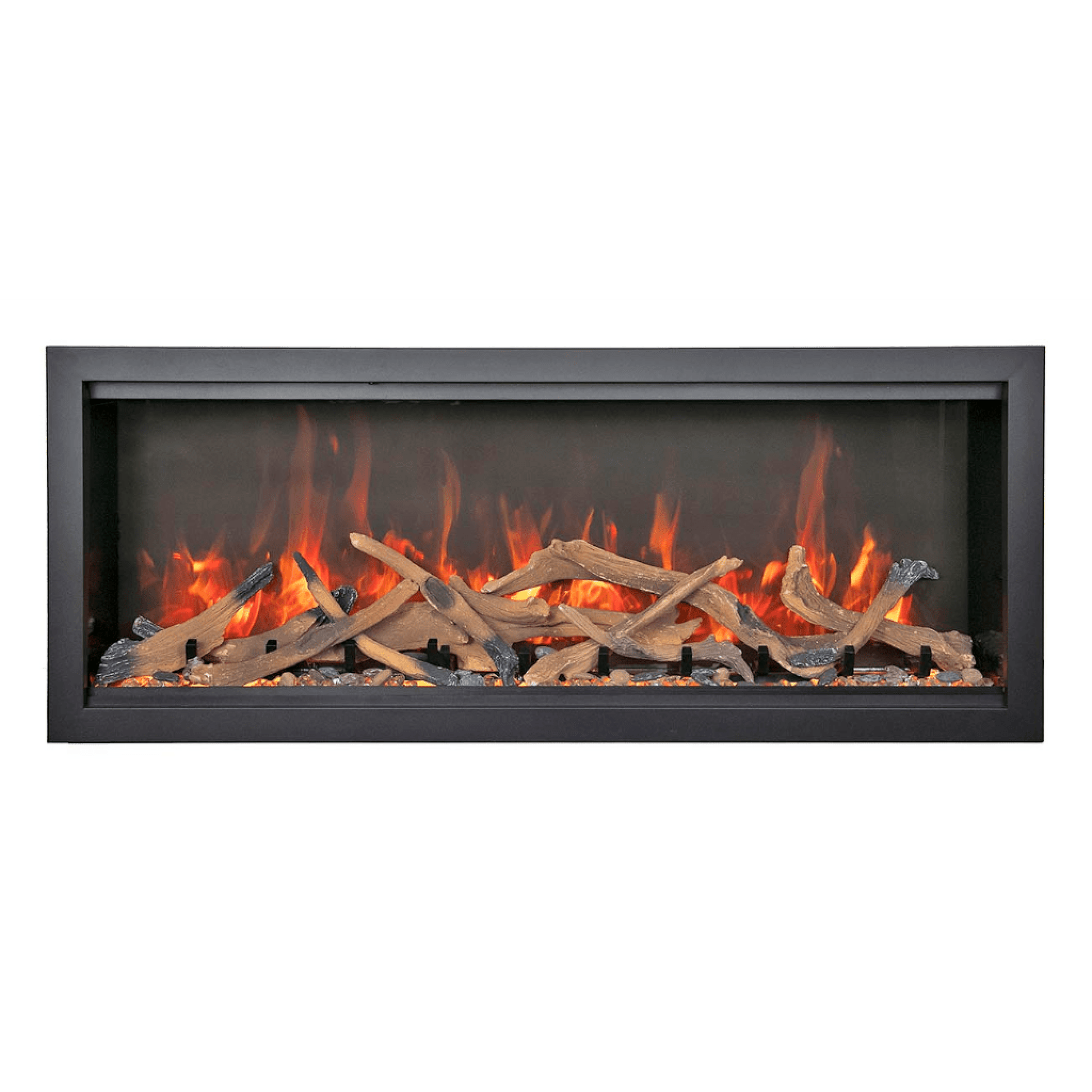 Amantii Symmetry Bespoke Extra Tall 60" Indoor / Outdoor Built-in Clean Face Smart Electric Fireplace