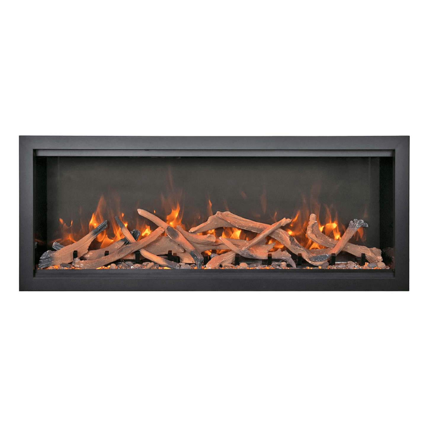 Amantii Symmetry Bespoke Extra Tall 60" Indoor / Outdoor Built-in Clean Face Smart Electric Fireplace
