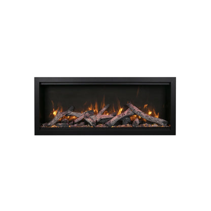 Amantii Symmetry Bespoke Extra Tall 74" Indoor / Outdoor Built-in Clean Face Smart Electric Fireplace