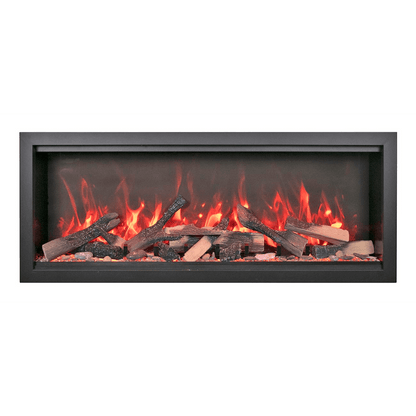 Amantii Symmetry Bespoke Extra Tall 100" Indoor / Outdoor Built-in Clean Face Smart Electric Fireplace