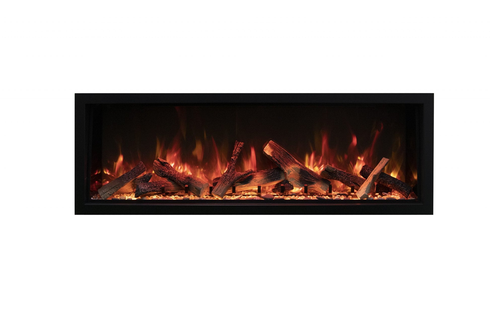 Amantii Symmetry Extra Tall 34" Indoor / Outdoor Built-in Smart WiFi Electric Fireplace