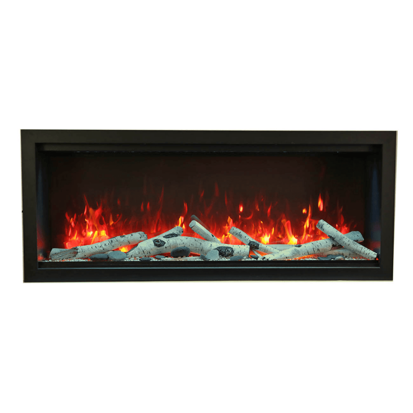 Amantii Symmetry Extra Tall 34" Indoor / Outdoor Built-in Smart WiFi Electric Fireplace