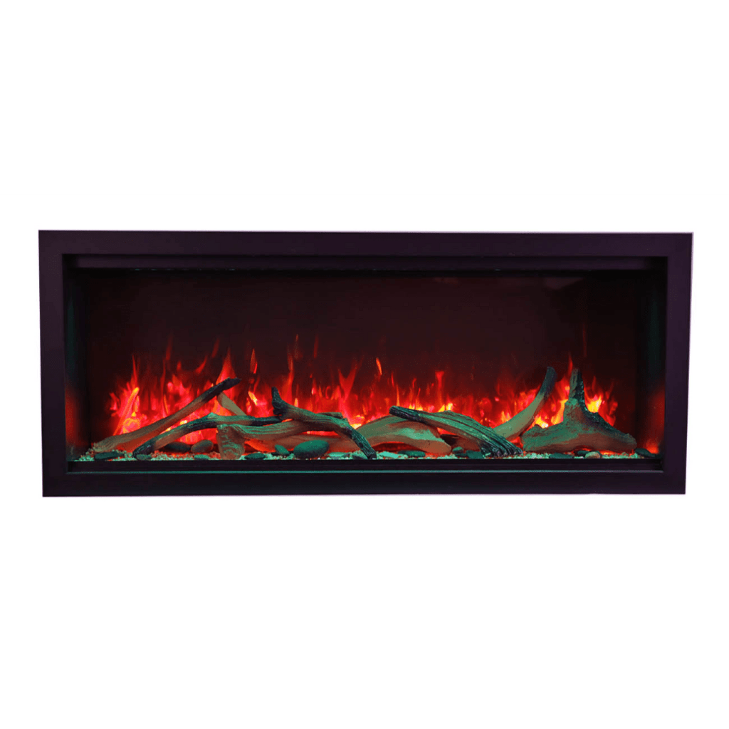 Amantii Symmetry Extra Tall 34" Indoor / Outdoor Built-in Smart WiFi Electric Fireplace