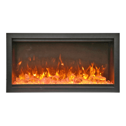 Amantii Symmetry Extra Tall 34" Indoor / Outdoor Built-in Smart WiFi Electric Fireplace