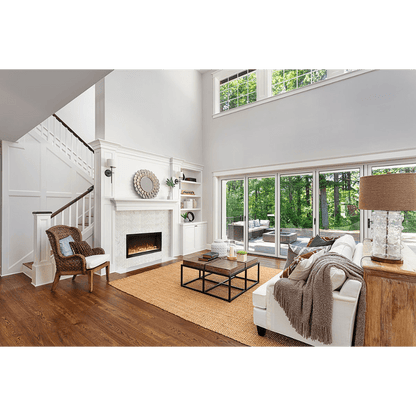 Amantii Symmetry Extra Tall 34" Indoor / Outdoor Built-in Smart WiFi Electric Fireplace