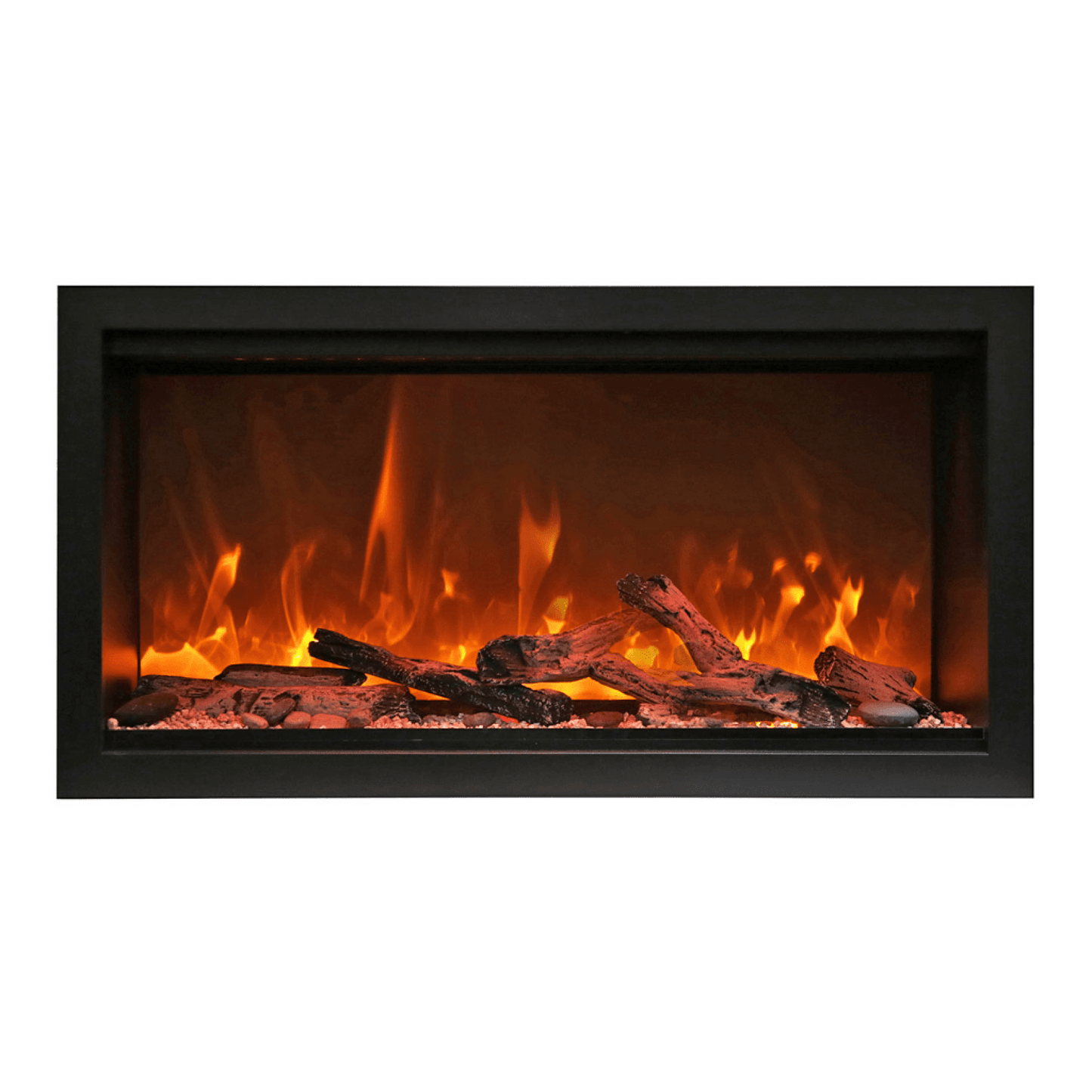 Amantii Symmetry Extra Tall 34" Indoor / Outdoor Built-in Smart WiFi Electric Fireplace