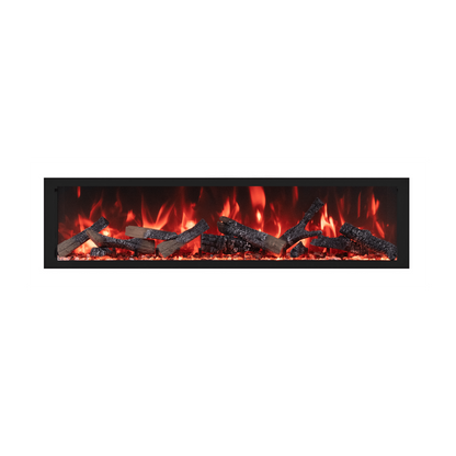 Amantii Symmetry Extra Tall 34" Indoor / Outdoor Built-in Smart WiFi Electric Fireplace