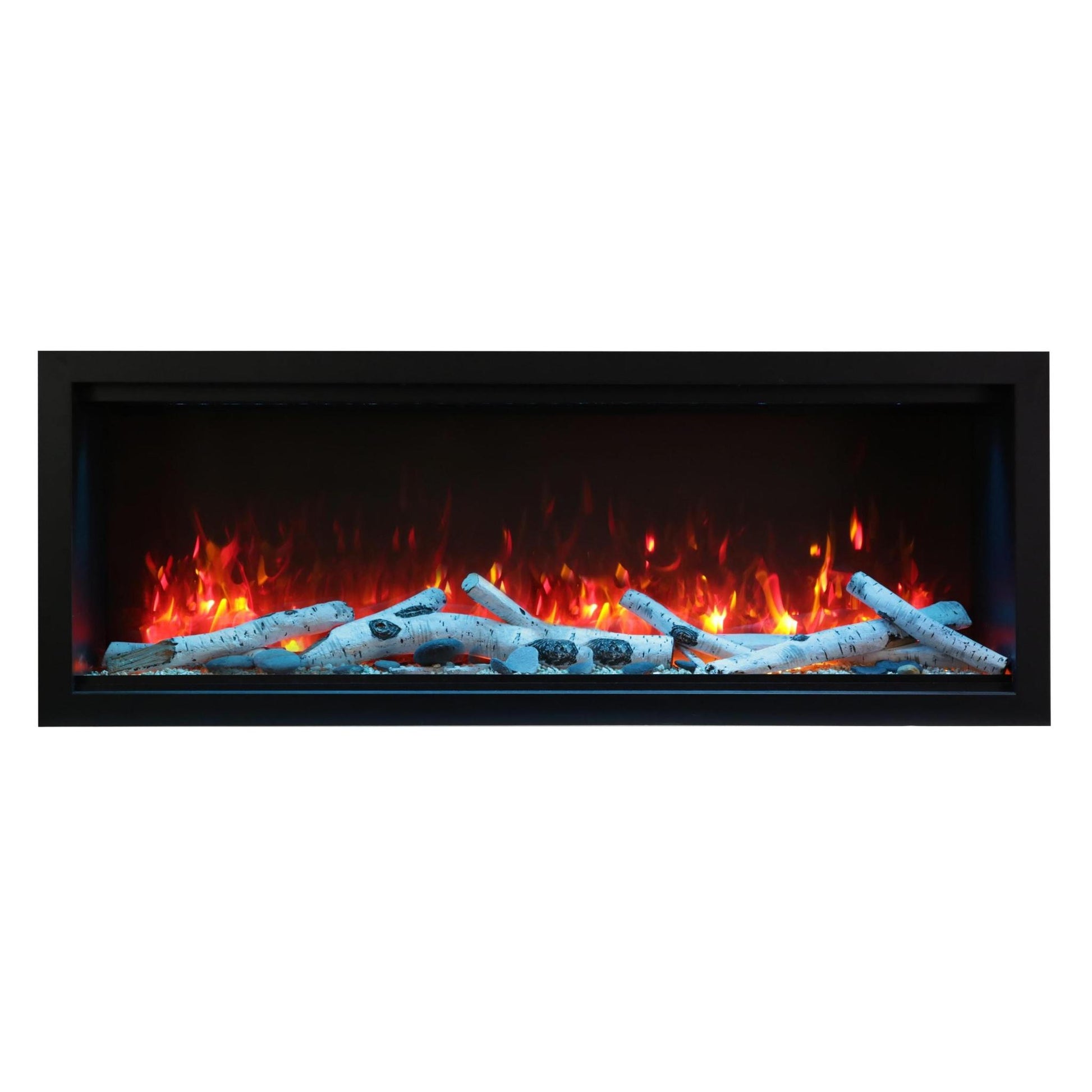 Amantii Symmetry Extra Tall 34" Indoor / Outdoor Built-in Smart WiFi Electric Fireplace