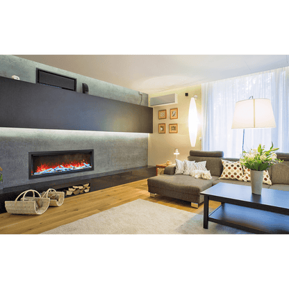 Amantii 60" Symmetry 3.0 Extra Tall Built-in Smart WiFi Electric Fireplace
