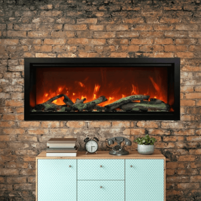 Amantii Symmetry Extra Tall 74" Indoor / Outdoor Built-in Smart WiFi Electric Fireplace