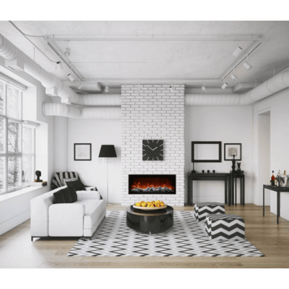 Amantii Symmetry Extra Tall 74" Indoor / Outdoor Built-in Smart WiFi Electric Fireplace