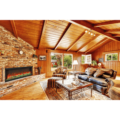 Amantii Symmetry Extra Tall 74" Indoor / Outdoor Built-in Smart WiFi Electric Fireplace