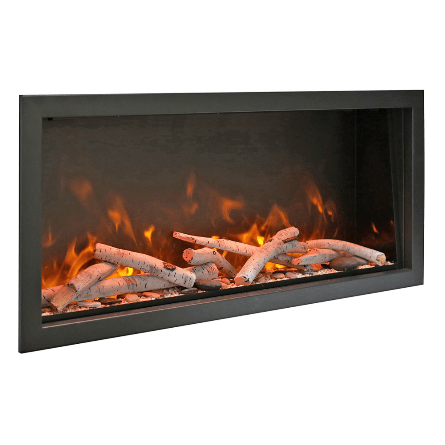 Amantii Symmetry Extra Tall 74" Indoor / Outdoor Built-in Smart WiFi Electric Fireplace