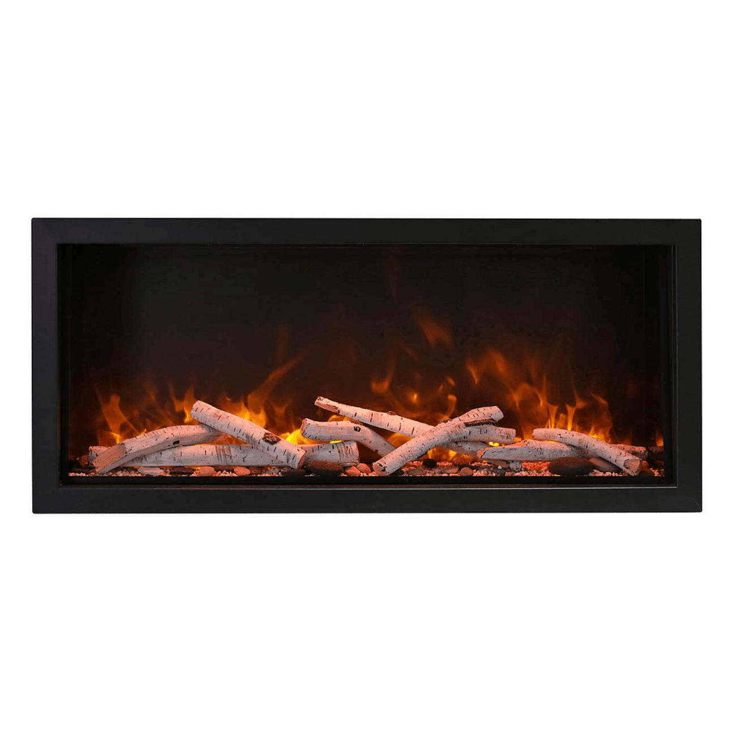 Amantii Symmetry Extra Tall 74" Indoor / Outdoor Built-in Smart WiFi Electric Fireplace